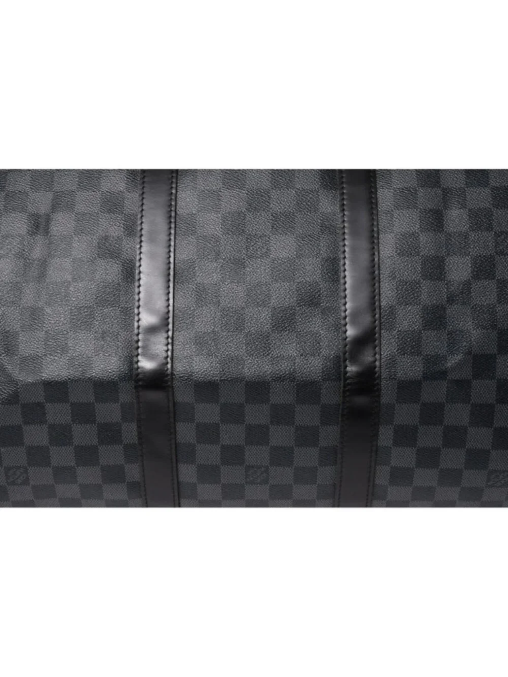 Louis Vuitton Keepall Bandouliere 55 Boston Bag Damier Graphite Black